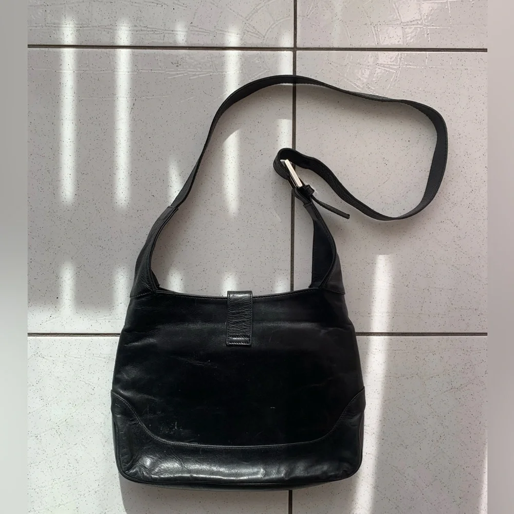 Aldo vintage leather Classic Black Handbag - Picture 3 of 4